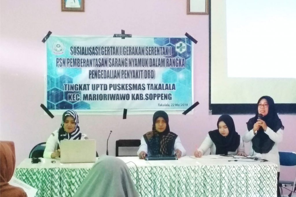 Pembawaan Materi pada Gerakan Serentak dalam Rangka Pengendalian Penyakit DBD