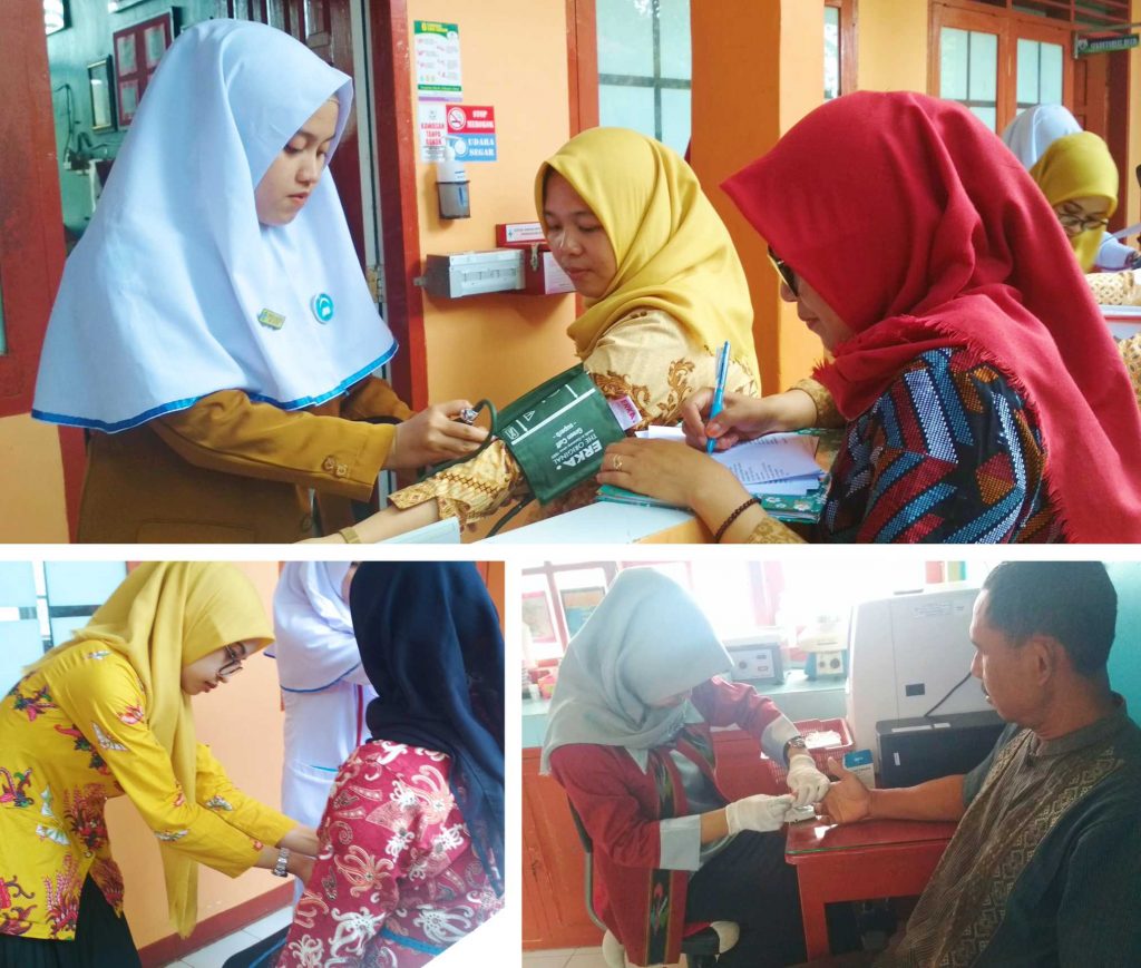 Skrining Penyakit Tidak Menular bagi Peserta Sosialisasi GERMAS