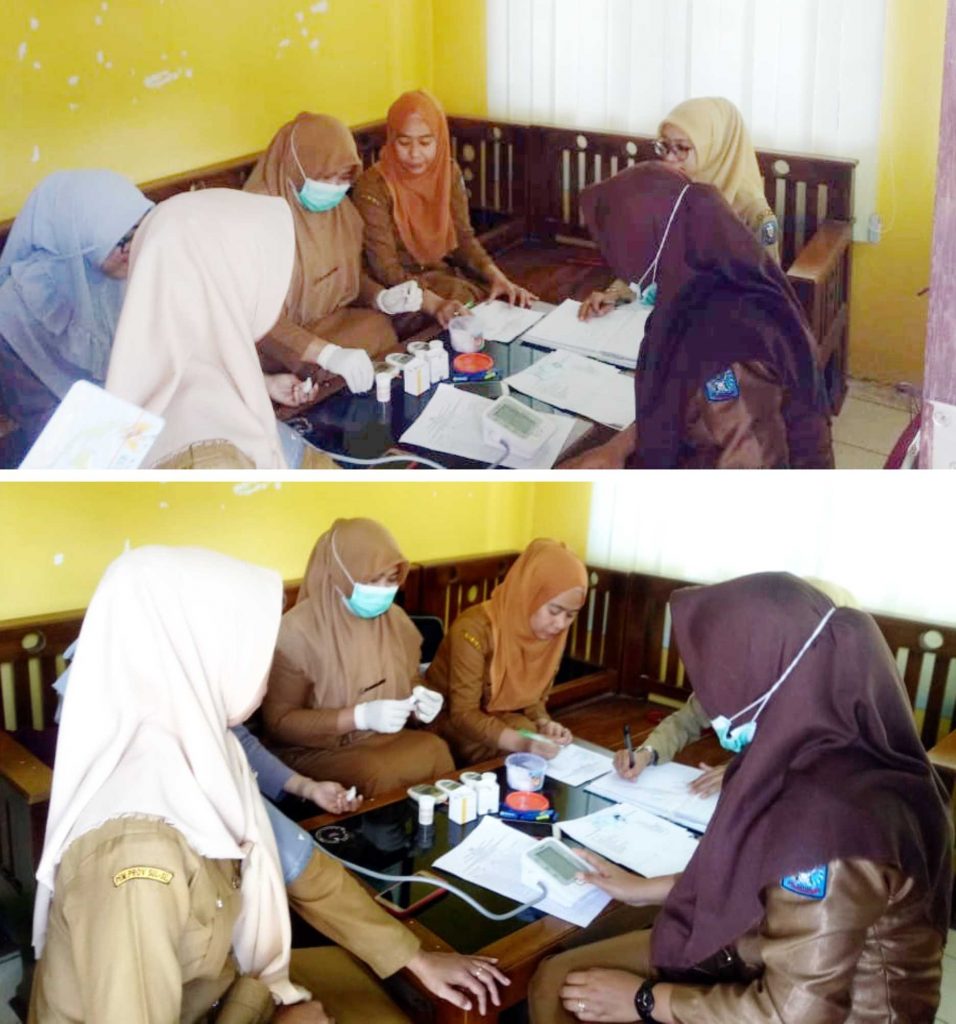 Skrining Penyakit Tidak Menular di Penyuluhan Stunting Congko