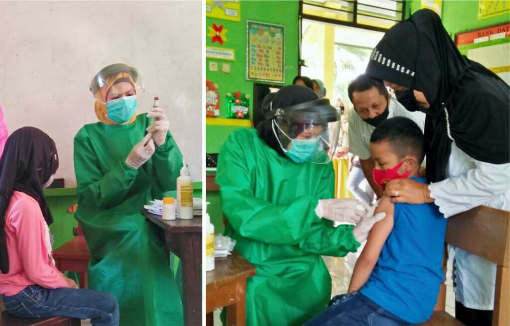 Bulan Imunisasi Anak Sekolah (BIAS) UPTD Puskesmas Takalala