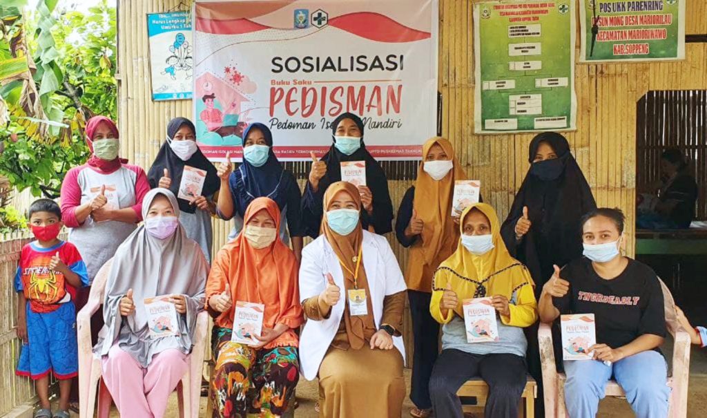 Sosialisasi Buku Saku PEDISMAN di Masyarakat