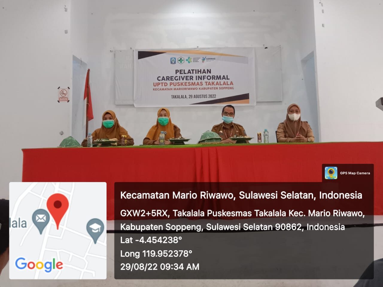 Pelatihan Caregiver Informal UPTD Puskesmas Takalala